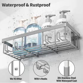 Liuoud strong adhesive supports up to 40 lbs, keeping items secure