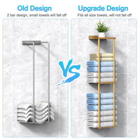 Liuoud towel rack rustproof stainless steel with gold finish