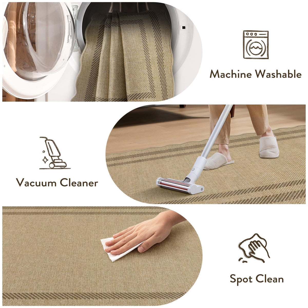 LIVEBOX indoor-outdoor rug fits patios, entryways, kitchens