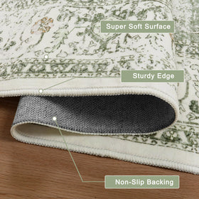 LIVEBOX Low-pile rug is lightweight and door-friendly for entryways.