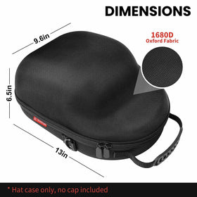 Livelab hat case holds up to six hats for organized storage.