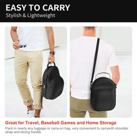 Livelab hat case adjustable shoulder strap adds versatile carrying.