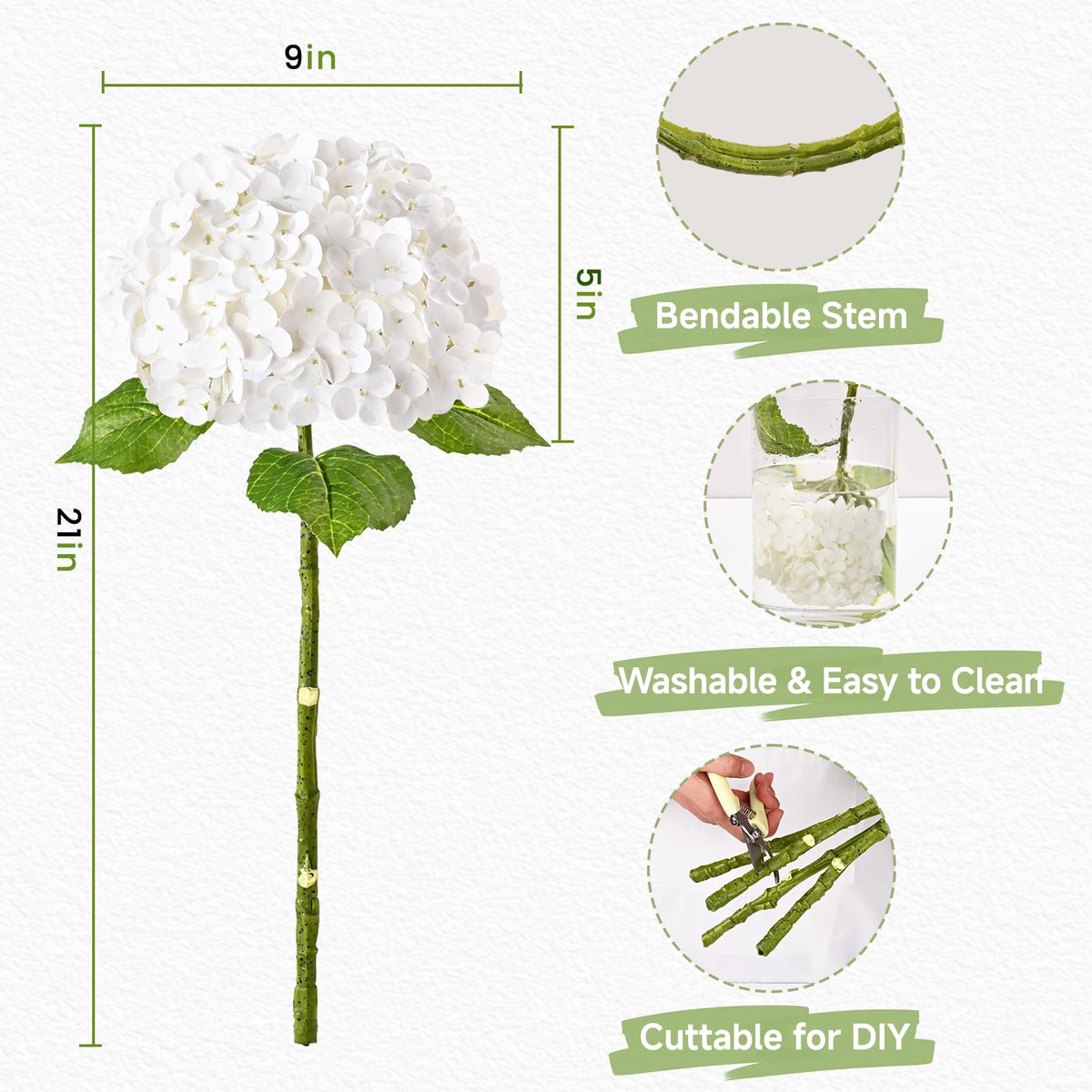 Livole detachable flower head enables creative DIY arrangements