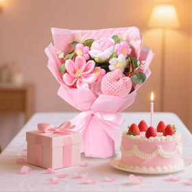 LIXUNIANCHEN pink gift wrap demonstrates ready-to-gift packaging and elegance.