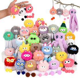 LiYiQ plush keychain style 1; soft and colorful, ideal for party favors.