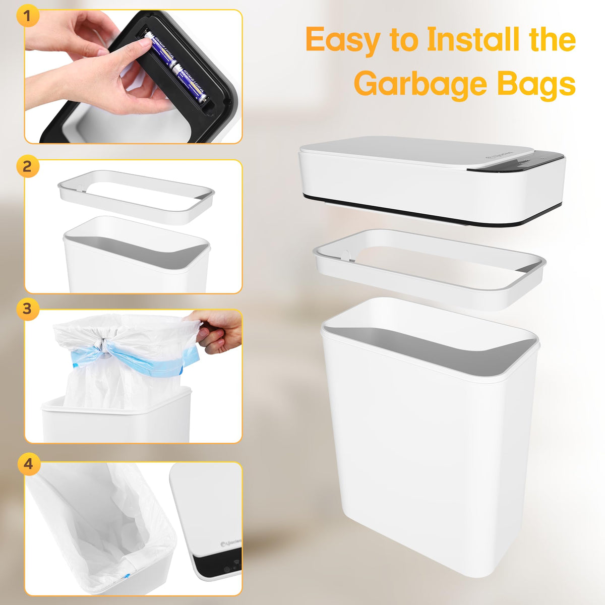 Easy battery replacement supports reliable hands-free operation.