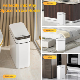 Slim, space-saving design ideal for bathrooms, RVs, and micro-apartments.