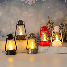 LJQizn table-top or hanging lantern display with flameless candles