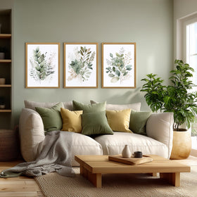 LLEEMPI wood frame wrapped canvas finish with gallery-ready appearance