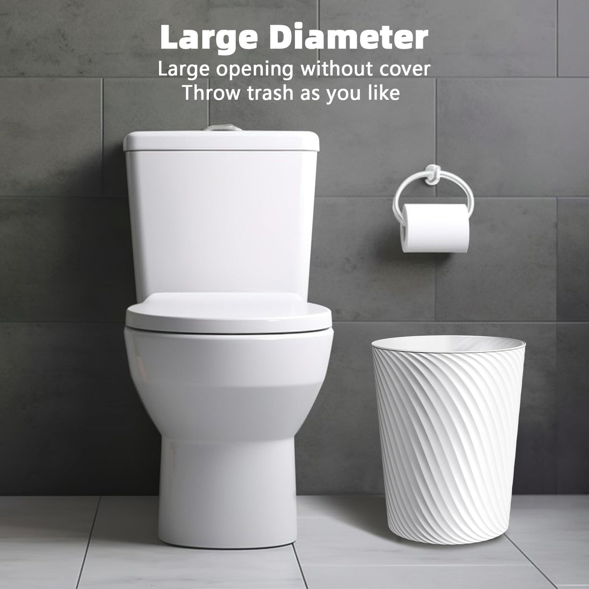 LLNTOU raised anti-slip base keeps bins stable during use.