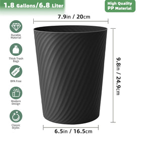 LLNTOU under-sink waste basket saves space in small rooms.
