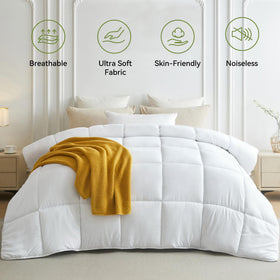 llovsoul double brushed cover offers velvety softness and breathability