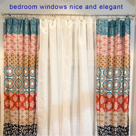LLPJS smooth-glide curtain rings reduce snagging for effortless drapery.