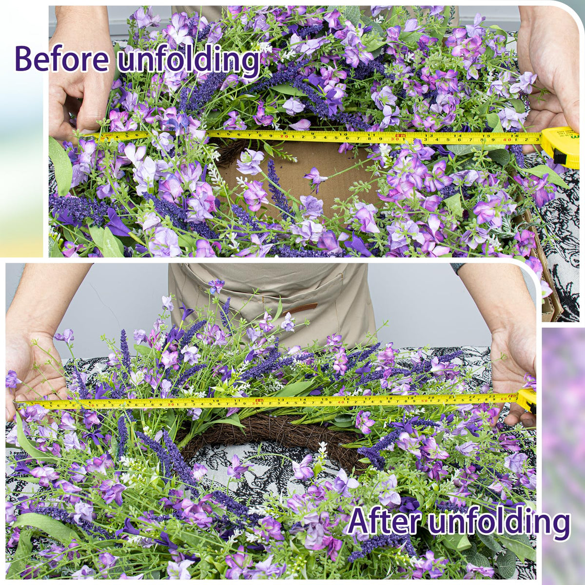 LLZLL Easter decor wreath enhances holiday celebrations at home.
