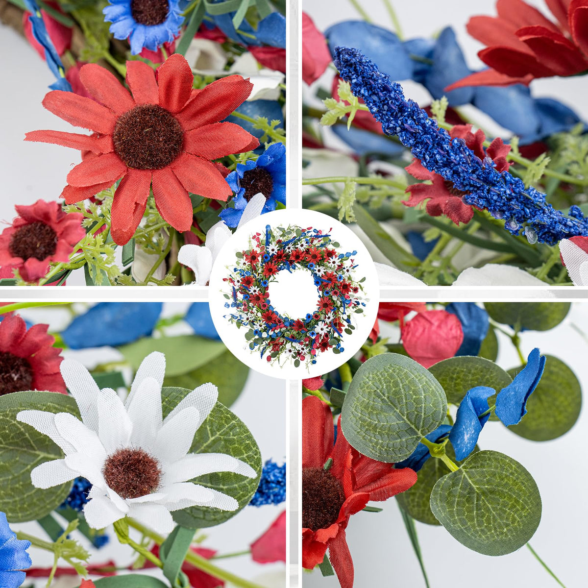 LLZLL patriotic wreath suits Memorial Day and Independence Day celebrations beautifully