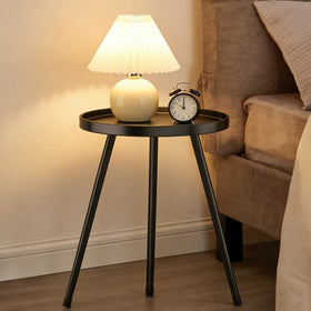 LMGVRZK round-edge table showing raised edge and secure surface.