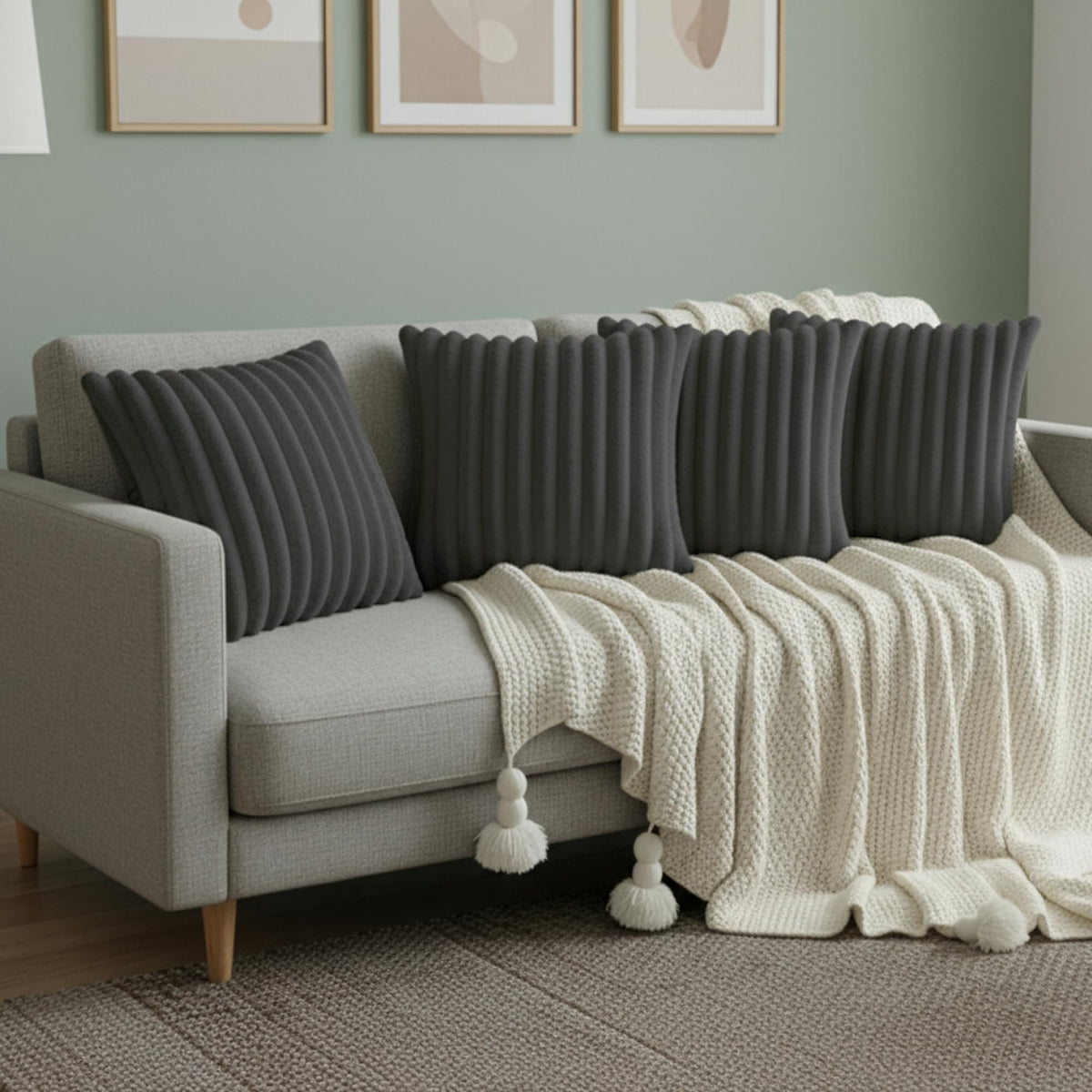 LMKLOP pillow covers are machine washable for easy care and long-lasting wear.