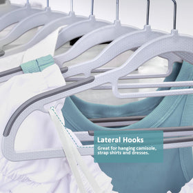 LMTrystFit 360-degree swivel hook eases hanging and retrieval.
