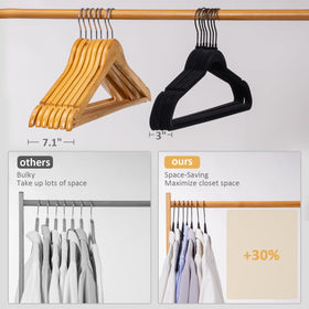 LMTrystFit 360° swivel hooks simplify hanging and retrieval from any angle.
