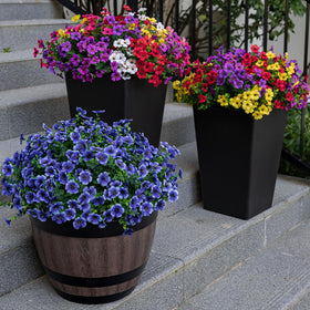 Lnoicy lifelike artificial eucalyptus with UV resistant leaves for all weather outdoor display