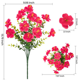 Lnoicy camellia flowers seven-stem arrangement for customizable centerpieces