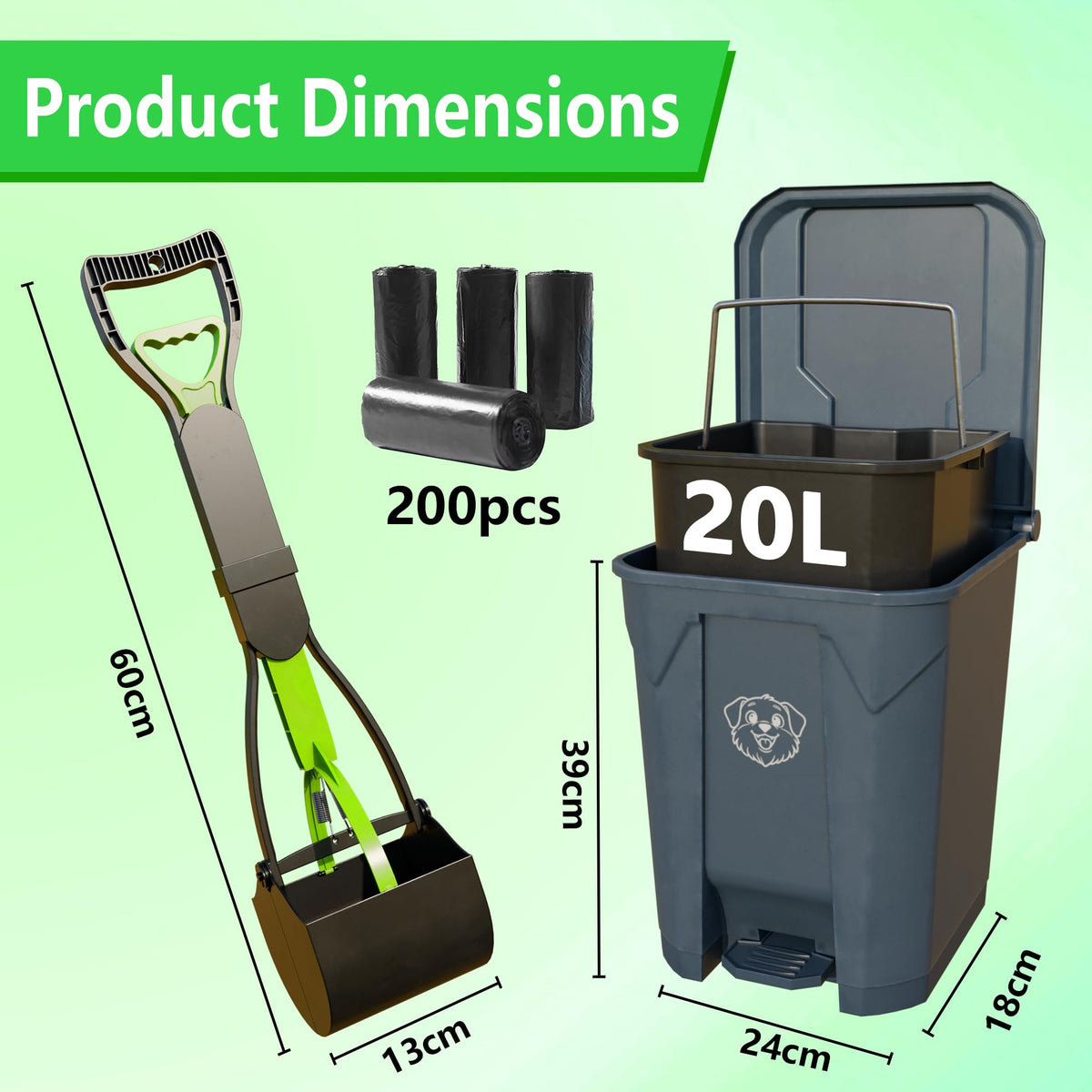 LNYBJS waste station foot pedal for hands-free lid operation.