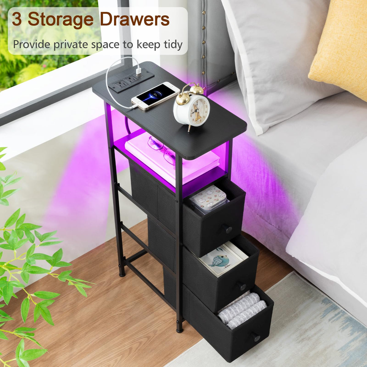 LOAKEKEL two tables arranged in a living room for compact styling