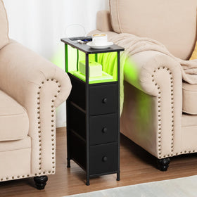 LOAKEKEL open storage shelf for remotes and magazines within reach