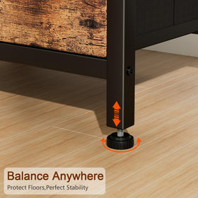 LOAKEKEL Night Stand Set 2 in living room, doubles as end tables.