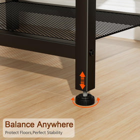 LOAKEKEL nightstand charging station closeup for easy bedside access