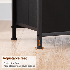 LOAKEKEL nightstand fits small spaces with compact design