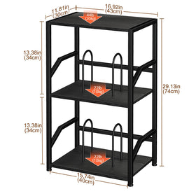 LOAKEKEL removable dividers enable five layouts for vinyl, decor, or books