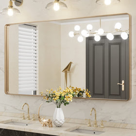 LOAAO spacious 55x30 size suits bathrooms, bedrooms, and entryways