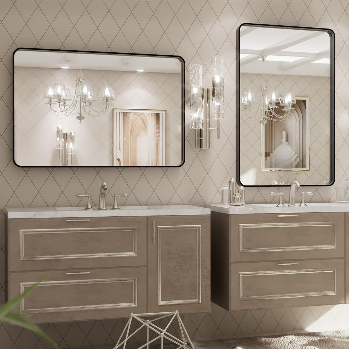 LOAAO explosion-proof membrane keeps the mirror safe and secure.
