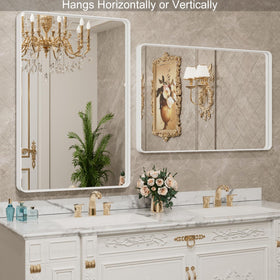 LOAAO clear reflection no distortion for precise daily grooming and makeup.