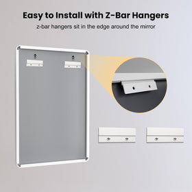 LOAAO protective packaging safeguards mirror during shipping and handling.