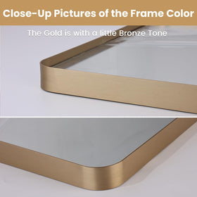 LOAAO tempered-glass mirror delivers sharp, distortion-free reflection