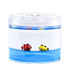 Locco Decor ocean 3D liquid toilet brush holder stores brushes neatly.