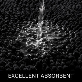 LOCHAS absorbent mat dries feet quickly after showers.