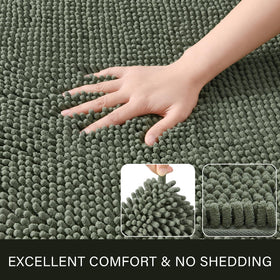 LOCHAS soft microfiber-chenille rug with plush feel and absorbency
