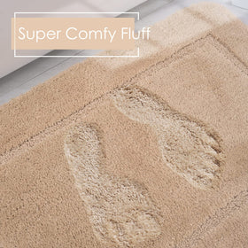 LOCHAS machine-washable bath mats for easy cleaning
