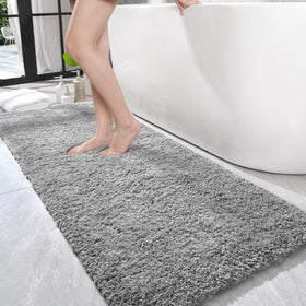 LOCHAS bathroom rug runner with soft plush texture for cozy feet.