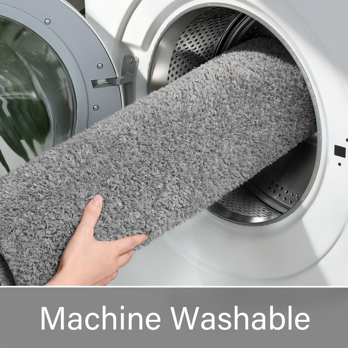 LOCHAS mat complements grey bathroom decor and multiple spaces.