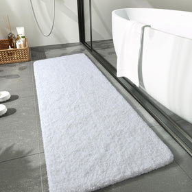 LOCHAS bath mat dries fast and retains color after wash.