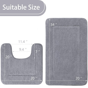LOCHAS soft-texture bath mats fit multiple spaces beyond the bath.