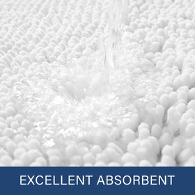 LOCHAS non-slip backing provides security on smooth bathroom floors.