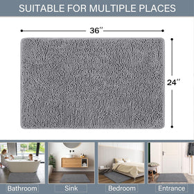 LOCHAS versatile 24x36 rug fits bathroom, entry, or bedroom spaces