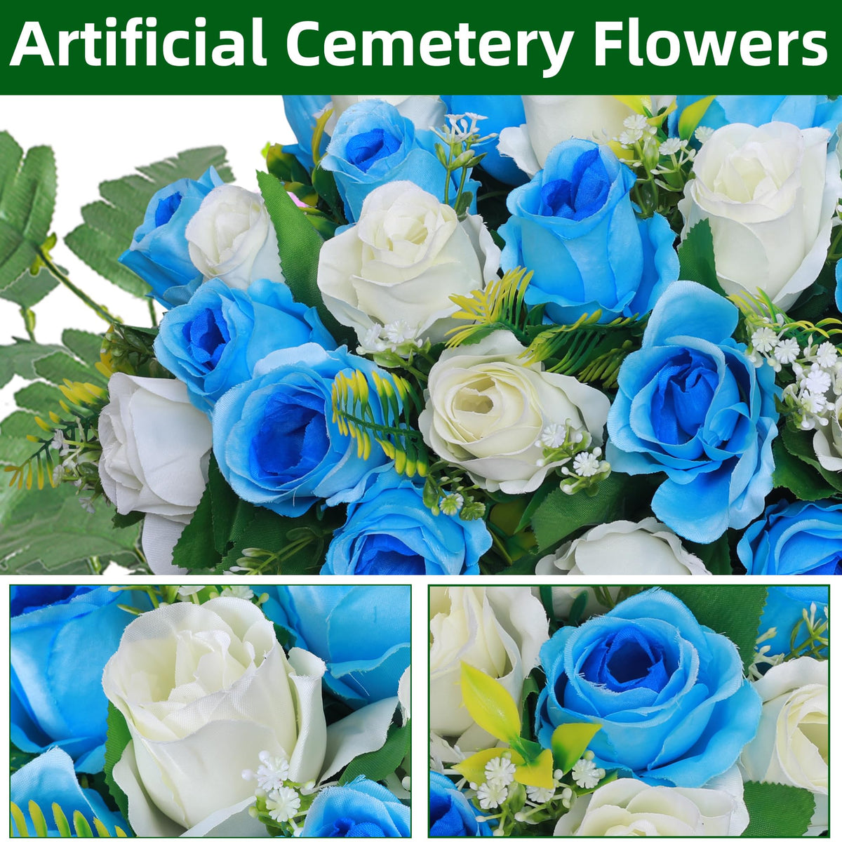 Lodou bouquet saddle kit offers easy, durable memorial display.