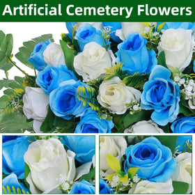 Lodou bouquet saddle kit offers easy, durable memorial display.