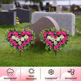 Lodou ground spike provides stable grave placement even in wind